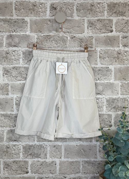 CABANA LIVING SHORTS, POPLIN, SABBIA